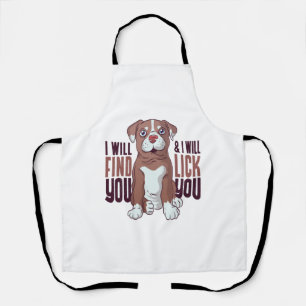 American Pit Bull Terrier Puppy Dog Apron