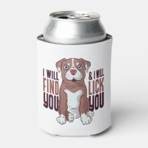 American Pit Bull Terrier Puppy Dog  Can Cooler