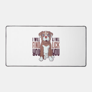 American Pit Bull Terrier Puppy Dog Desk Mat