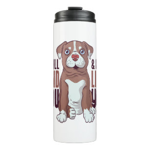 American Pit Bull Terrier Puppy Dog Thermal Tumbler