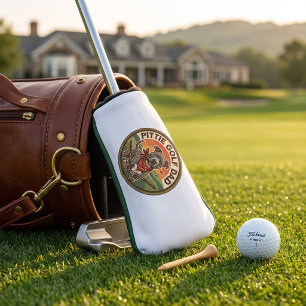 American Pitbull Golf Dad Putter Cover Custom Gift