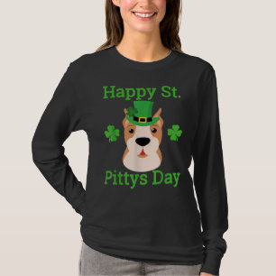 American Pitbull Happy St Pittys Day Funny St Padd T-Shirt