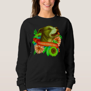 American Pitbull Terrier Sticker Sweatshirt