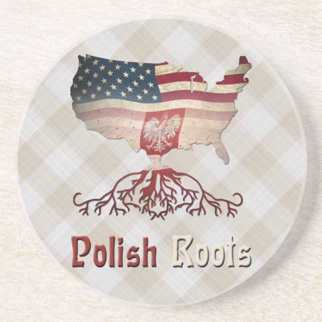 American Polish Roots Coaster (Front)
