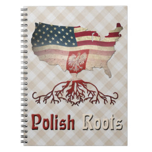 American Polish Roots Notepad Notebook