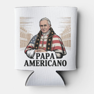 American Pope Leo Catholic Church Christian Faith Can Cooler