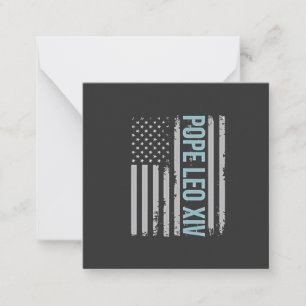 American Pope Leo Catholic Church Christian Faith Card