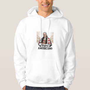 American Pope Leo Catholic Church Christian Faith  Hoodie