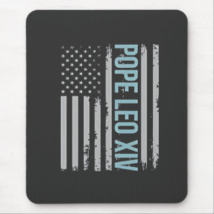 American Pope Leo Catholic Church Christian Faith  Mouse Pad