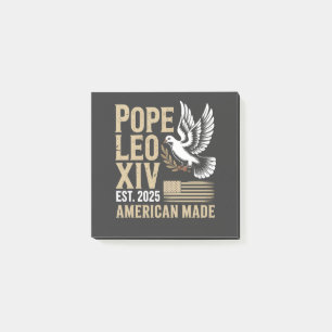 American Pope Leo Catholic Church Christian Faith  Post-it Notes