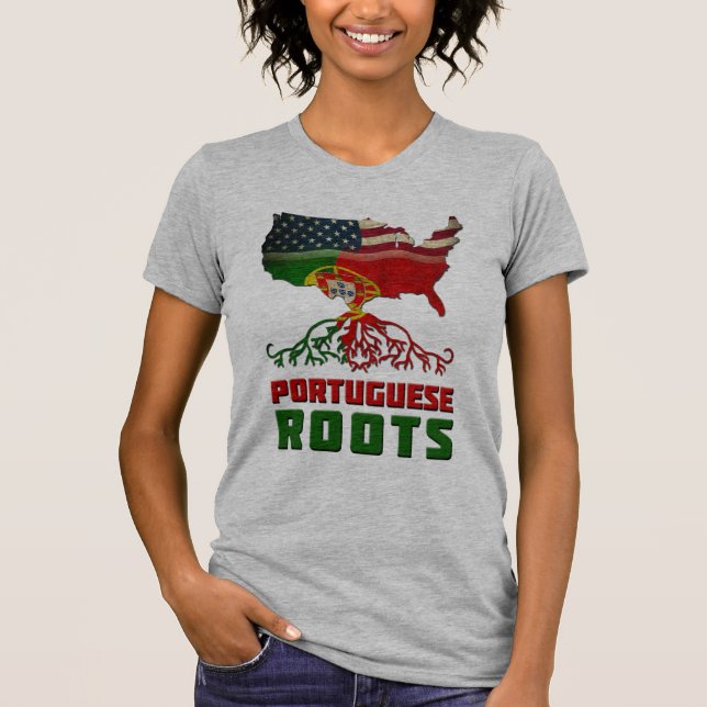 American Portuguese Roots T-Shirt (Front)