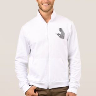 American Prayer Track Jacket (white)