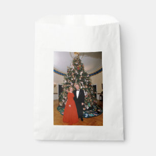 American President Bill Clinton Christmas Card Favour Bag