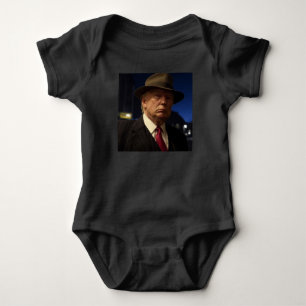 American President Donald Trump Godfather Baby Bodysuit