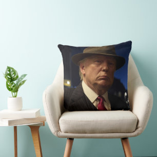 American President Donald Trump Godfather Cushion