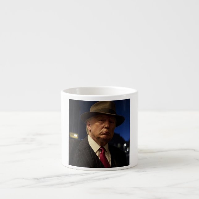 American President Donald Trump Godfather Espresso Cup (Front)