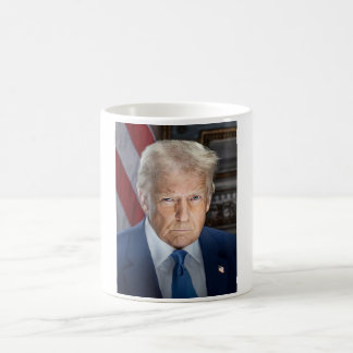American President Donald Trump Photo 2025 Coffee Mug