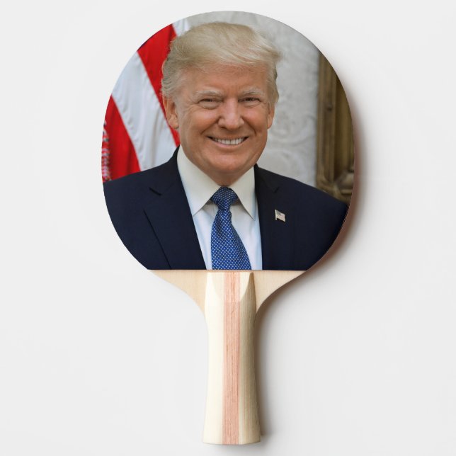 American President Donald Trump White House Ping Pong Paddle (Front)