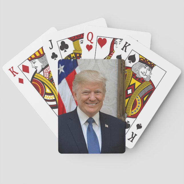 American President Donald Trump White House Playing Cards (Back)