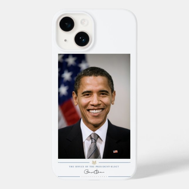 American President Elect Barack Obama  Case-Mate iPhone Case (Back)