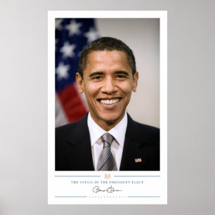 American President Elect Barack Obama  Poster