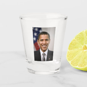 American President Elect Barack Obama Shot Glass