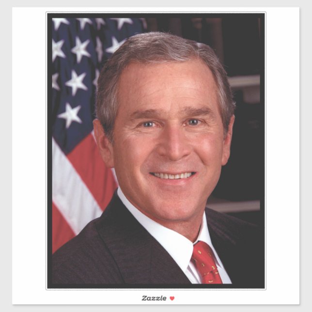 American President George Bush Christmas Card (Sheet)
