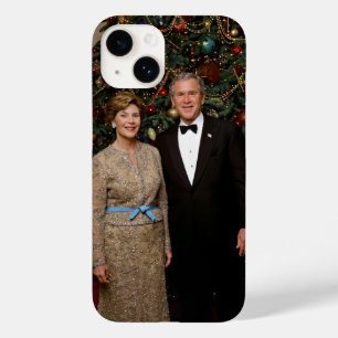 American President George Bush Christmas Card Case-Mate iPhone 14 Case