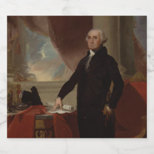 American President George Washington Lansdowne  Beer Bottle Label