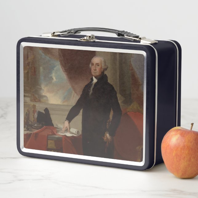 American President George Washington Lansdowne  Metal Lunch Box (In Situ)