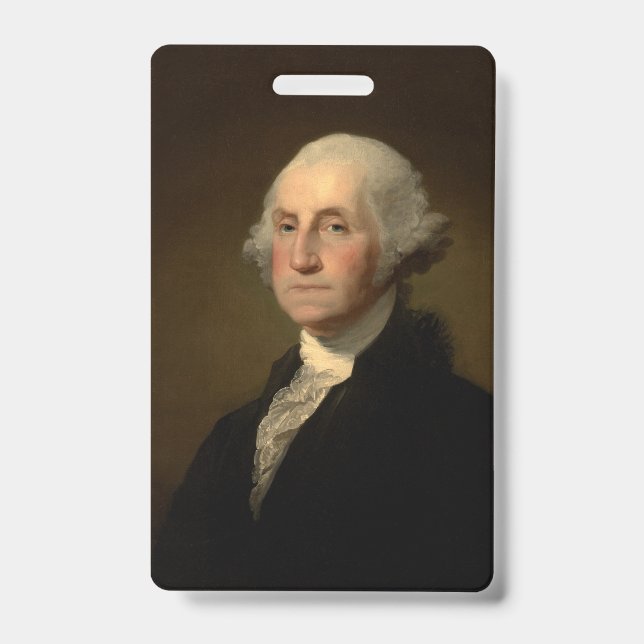 American President George Washington, Stuart ID Badge (Front)