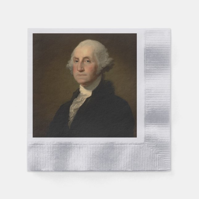 American President George Washington, Stuart Napkin (Front)