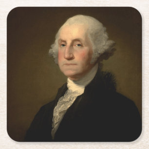 American President George Washington, Stuart Square Paper Coaster