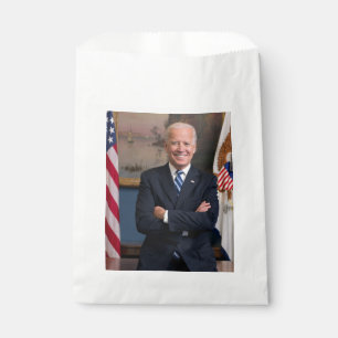 American President Joe Biden as Senator Favour Bag