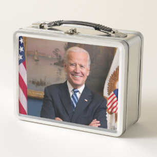 American President Joe Biden as Senator Metal Lunch Box