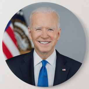 American President Joe Biden White House Photo  6 Cm Round Badge