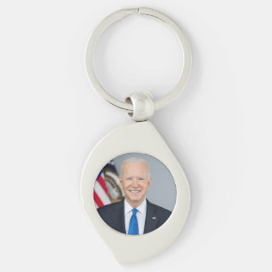 American President Joe Biden White House Photo  Key Ring