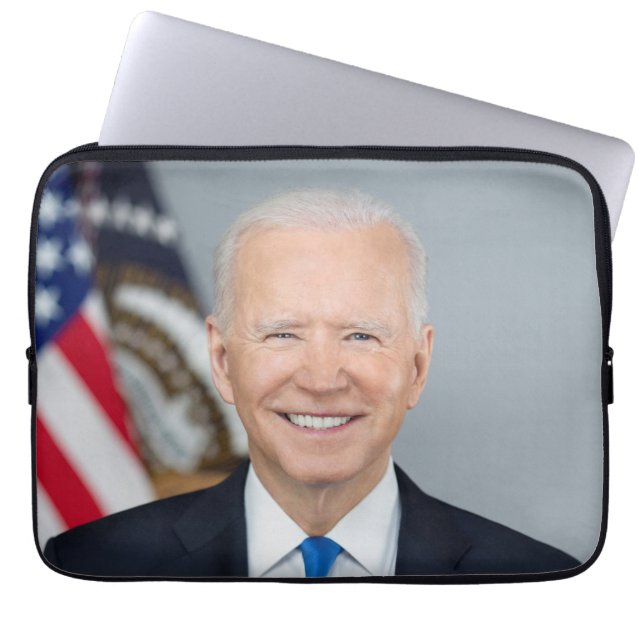 American President Joe Biden White House Photo  Laptop Sleeve (Front)