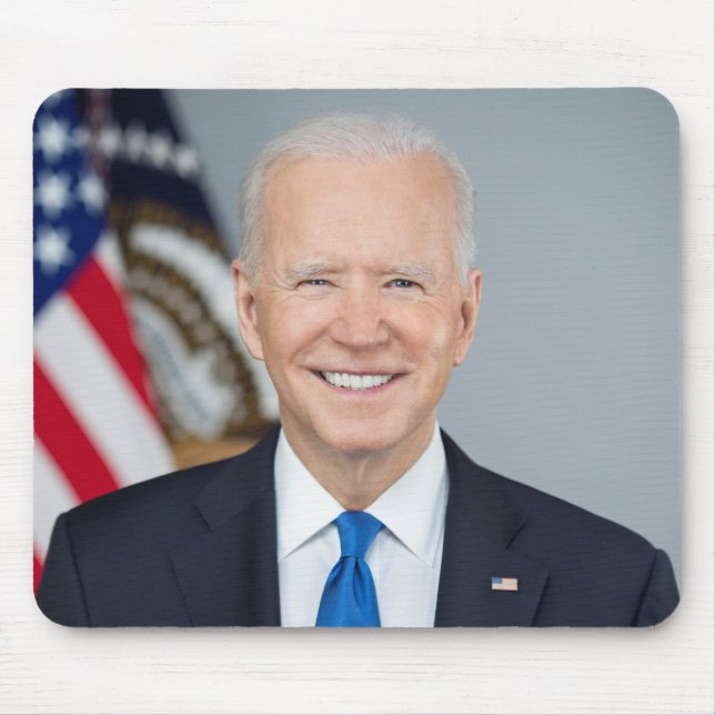 American President Joe Biden White House Photo  Mouse Pad (Front)