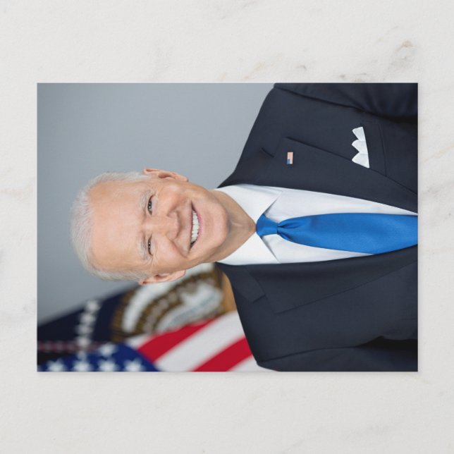 American President Joe Biden White House Photo  Postcard (Front)