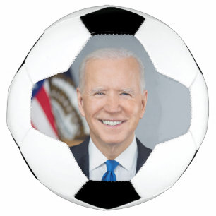 American President Joe Biden White House Photo  Soccer Ball