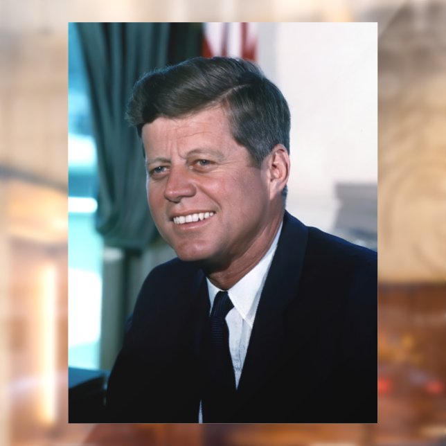 American President John F. Kennedy in Oval Office (Sheet 2)