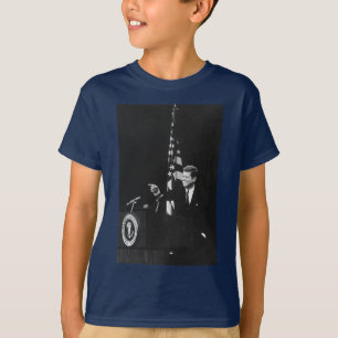 American President John Kennedy at News Conference T-Shirt