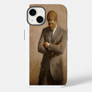 American President John Kennedy Painted Portrait iPhone 14 Case