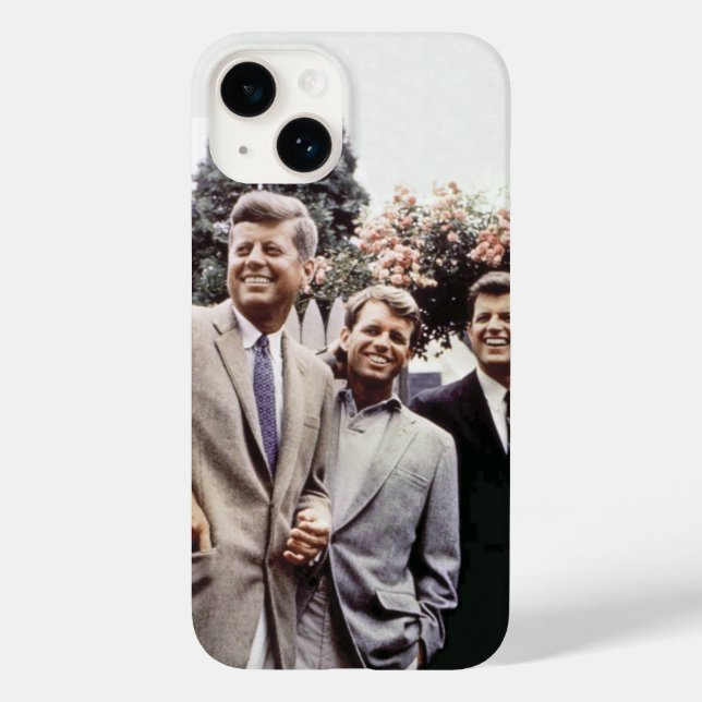 American President John Kennedy & Robert & Ted Case-Mate iPhone Case (Back)