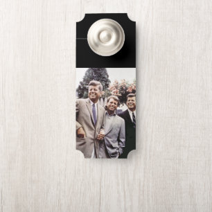 American President John Kennedy & Robert & Ted Door Hanger