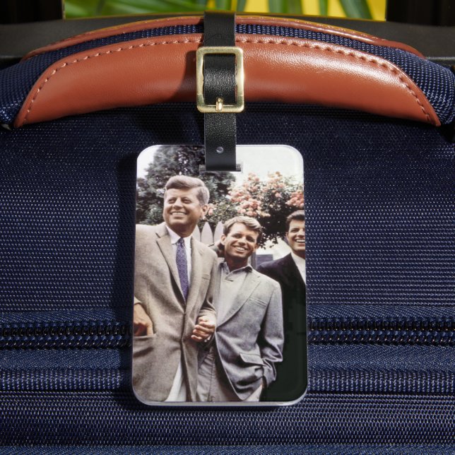 American President John Kennedy & Robert & Ted Luggage Tag (Front Insitu 2)
