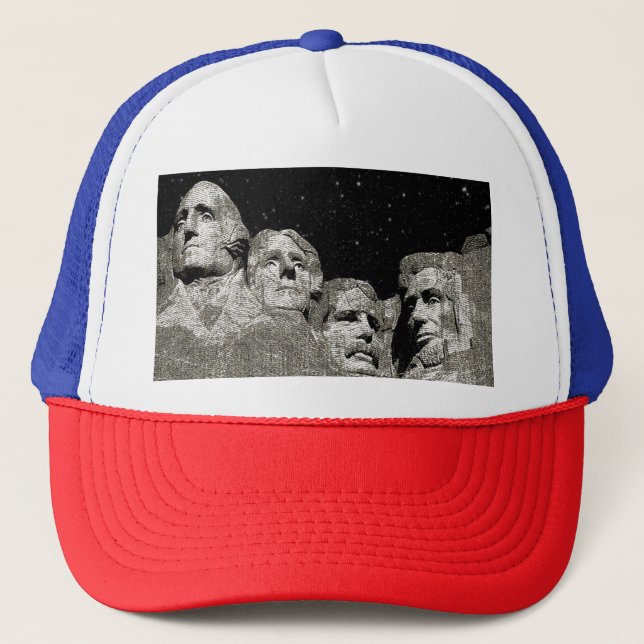 American Presidents Mount Rushmore,  Trucker Hat (Front)