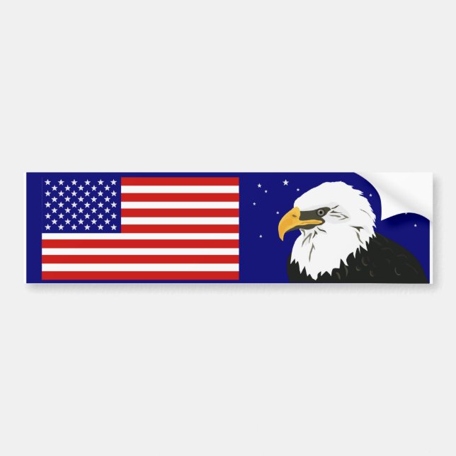 American Pride Bumper Sticker (Front)