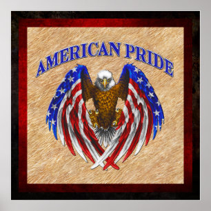 American Pride Eagle Poster
